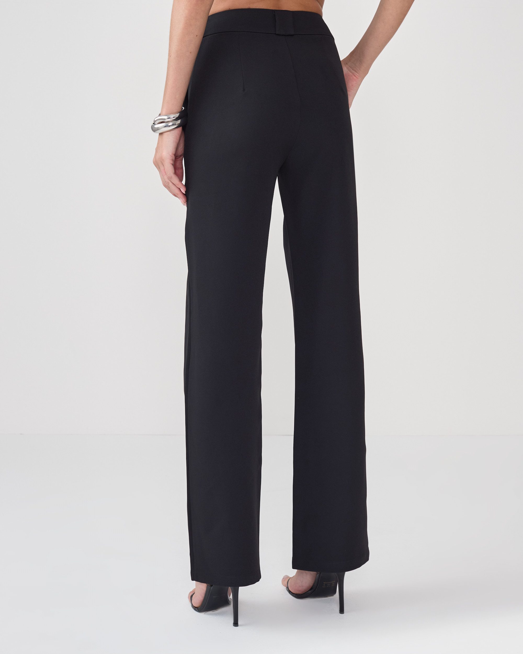 Calça de Alfaiataria Feminina de Corte Reto Cássia - FIN218 - Imagem 4