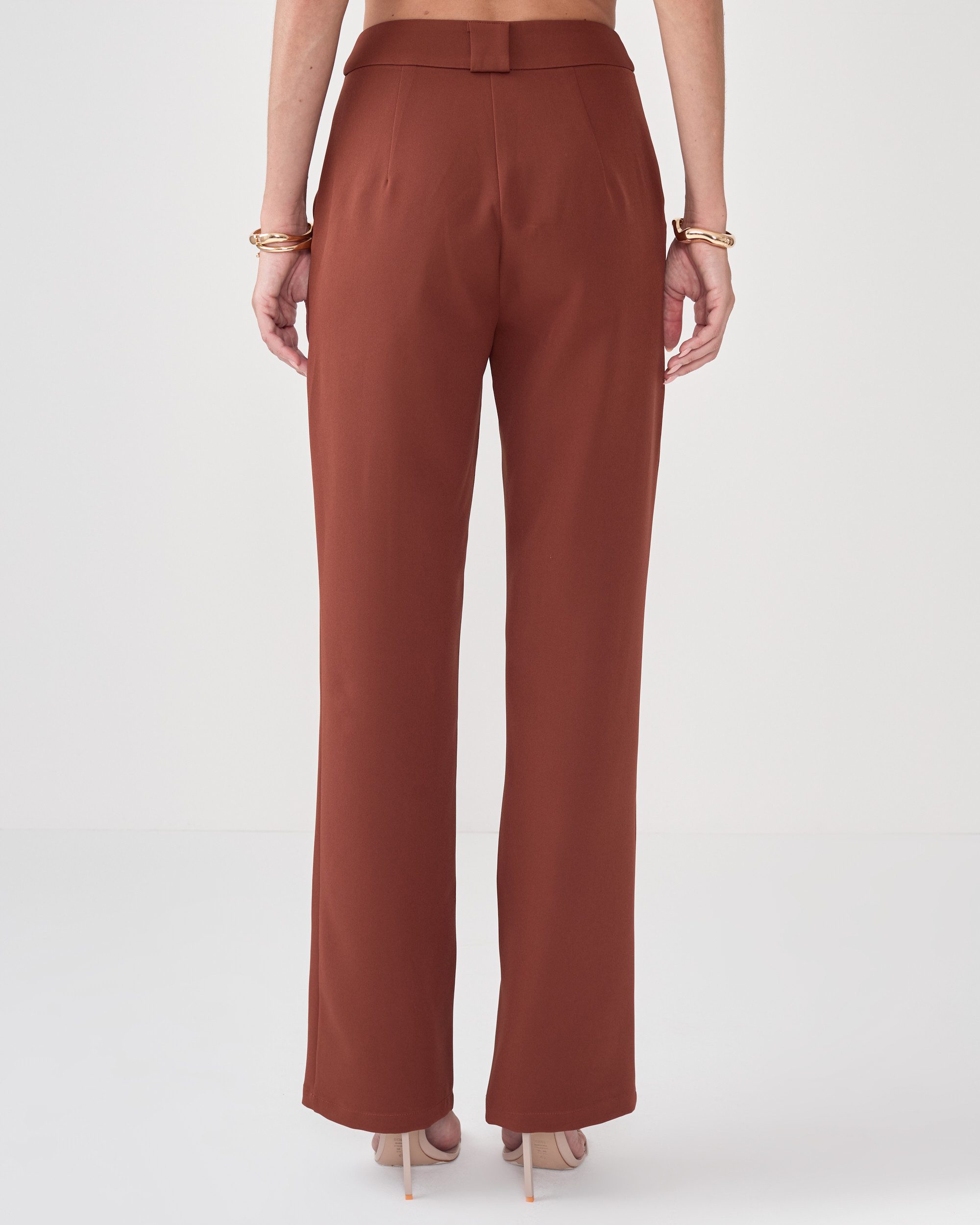 Calça de Alfaiataria Feminina de Corte Reto Cássia - FIN218 - Imagem 5