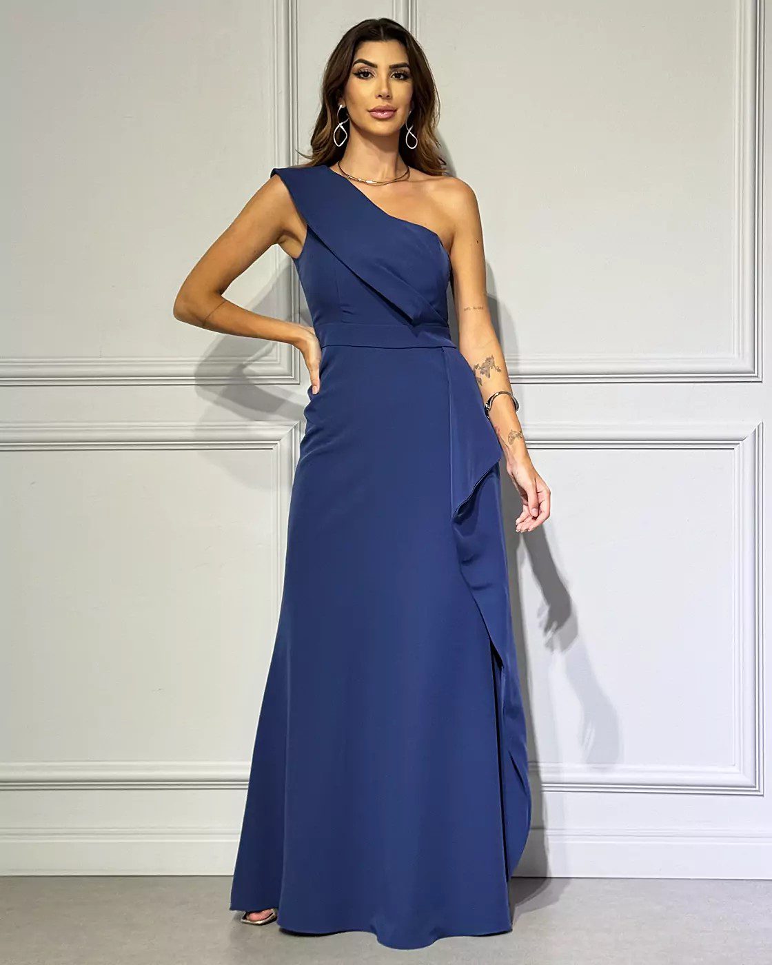 Vestido Longo de Alfaiataria para Festa