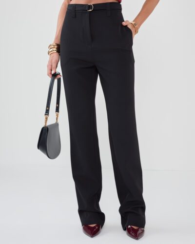 Calça Pantalona de Alfaiataria com Cinto