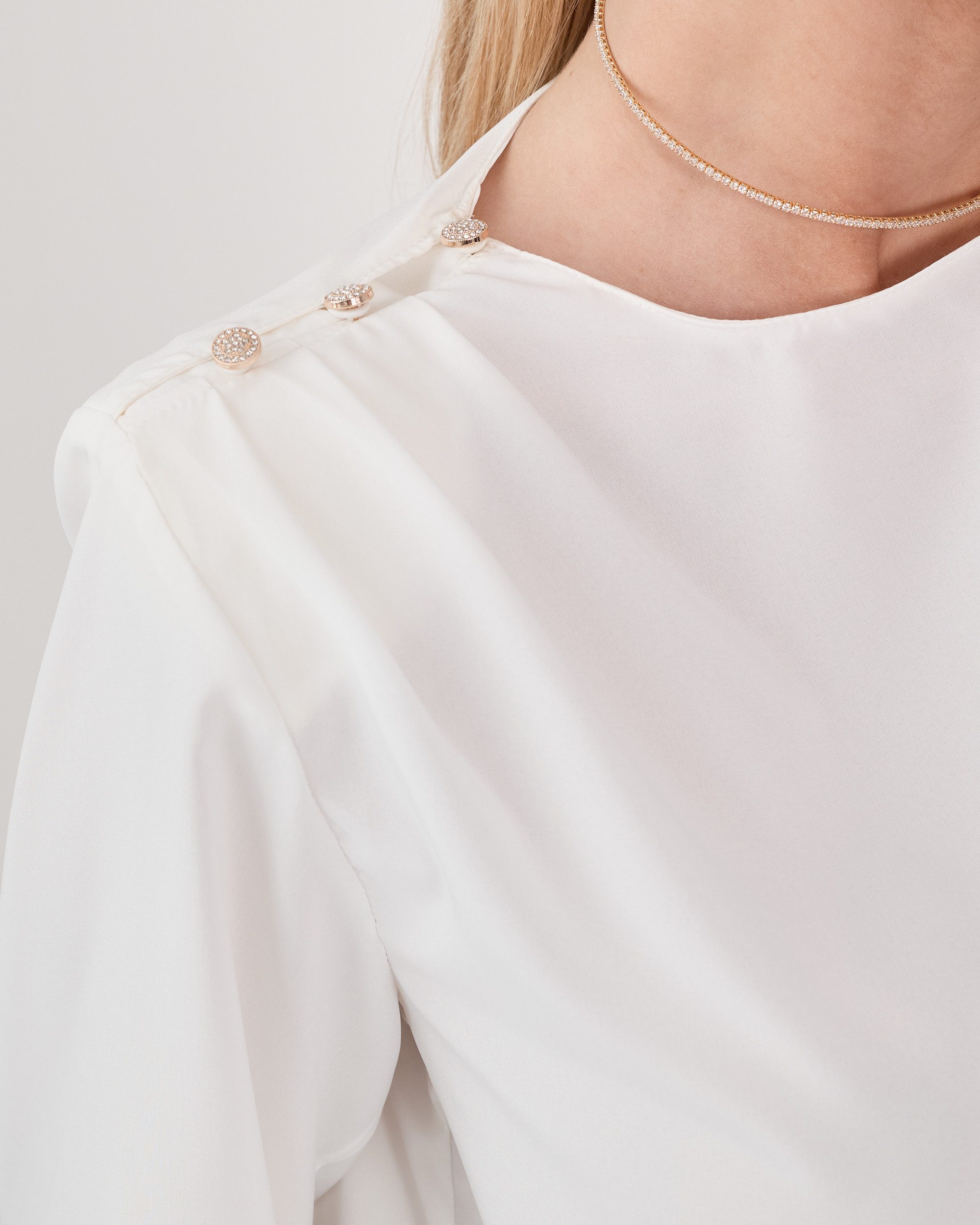 Blusa Social Rania Manga Longa - FIN202