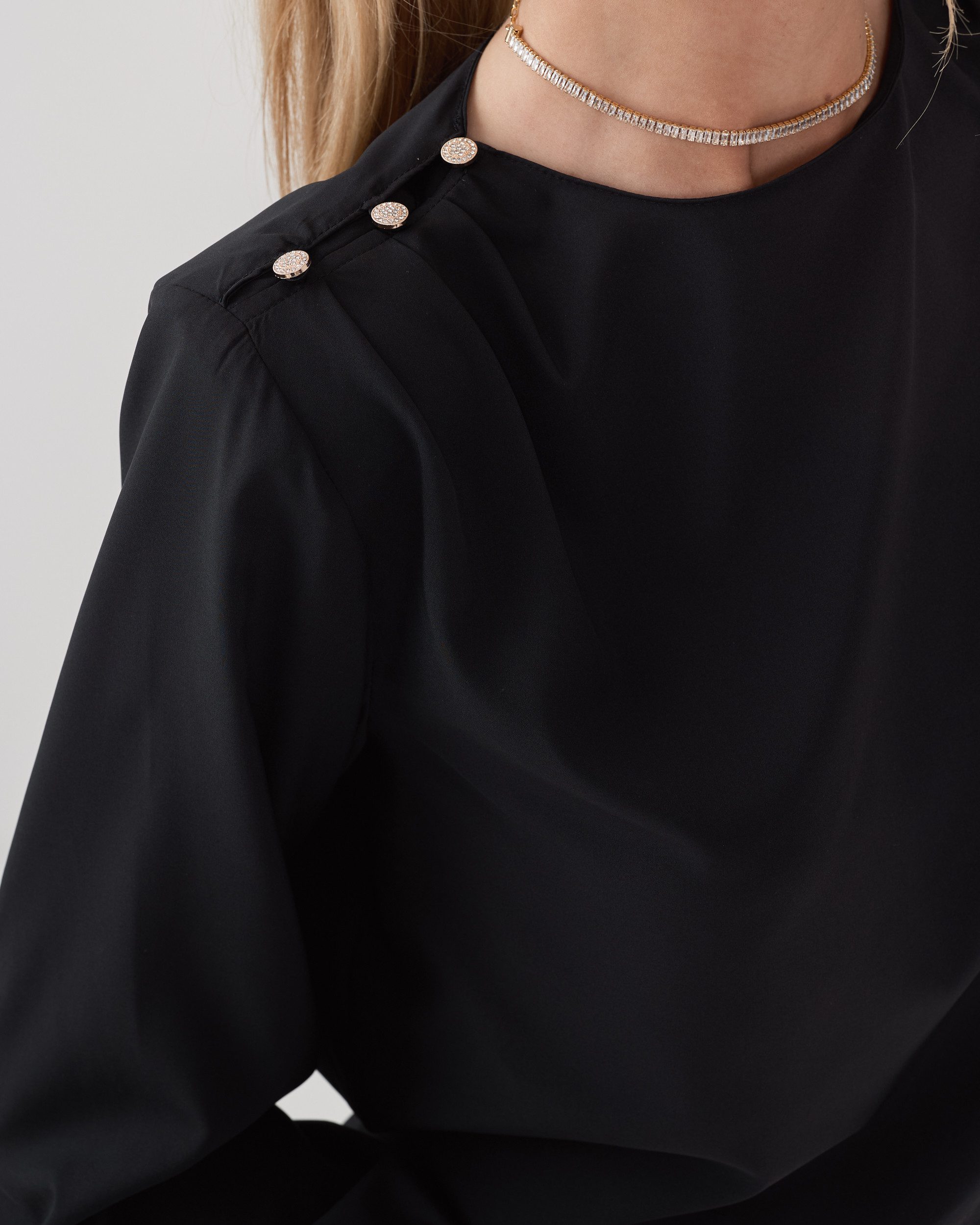 Blusa Social Rania Manga Longa - FIN202 - Imagem 3