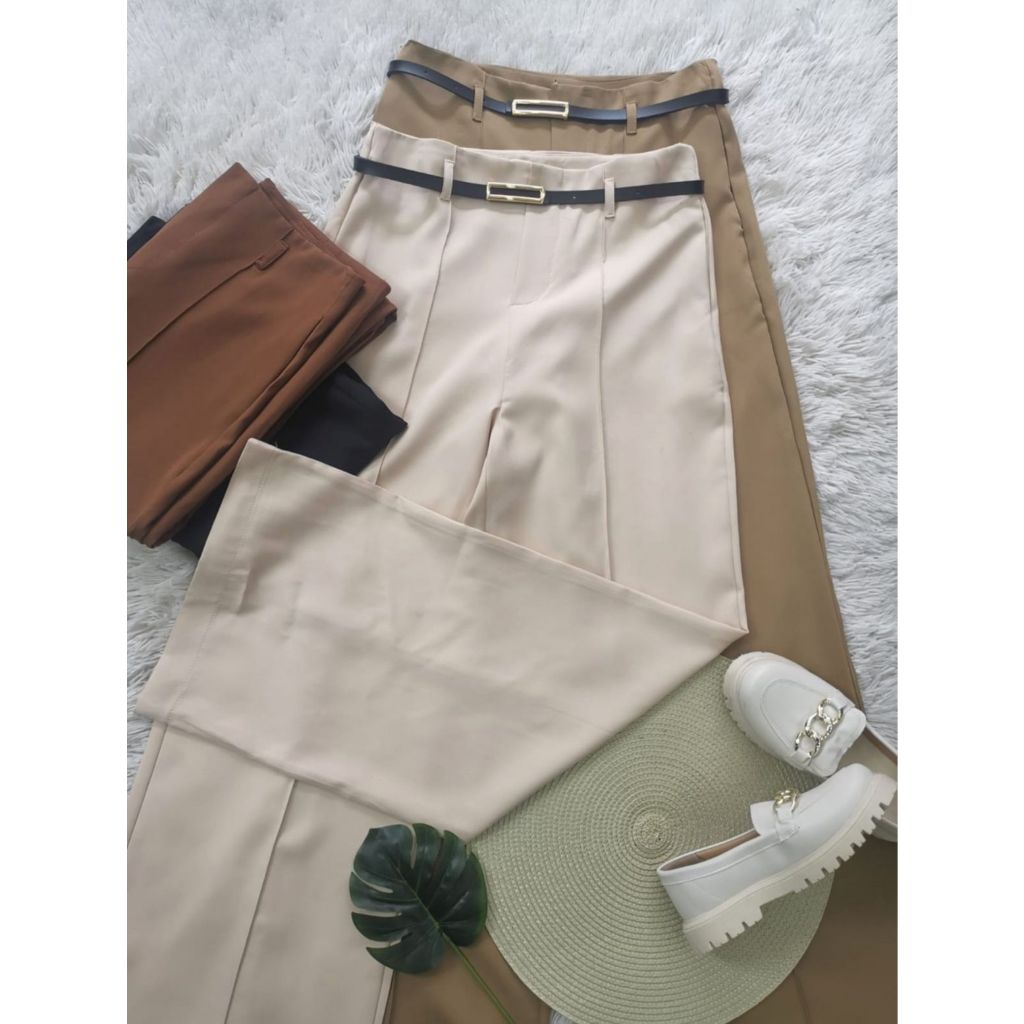 Calça Pantalona de Alfaiataria Cintura Alta Varlea Marrant – FIN195 - Imagem 3