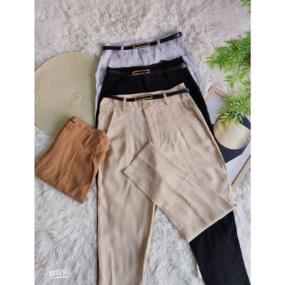 Calça Cenoura de Alfaiataria de Cintura Alta Marrant – FIN194