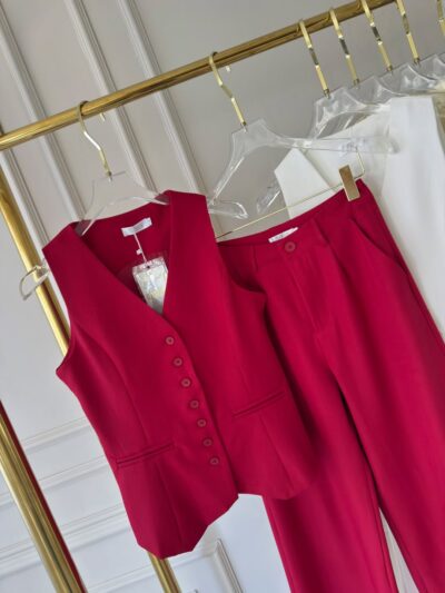 Conjunto colete e calça Alfaiataria