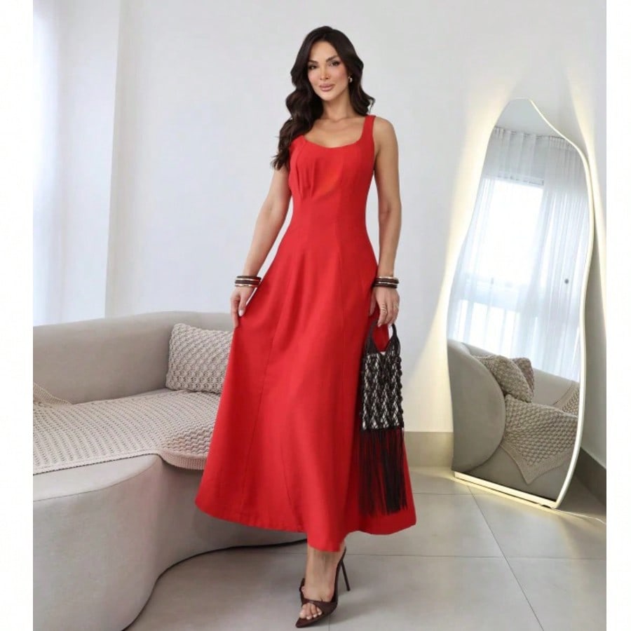 Vestido Midi Perry Evasê